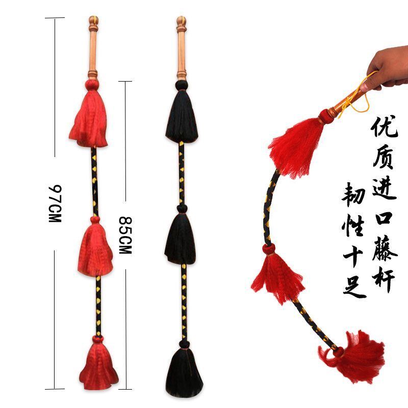 新品新款a京剧戏曲骑马鞭舞台现代样板演出道具表演杨子荣马鞭藤