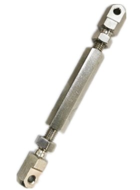 极速链条连接杆 标准张紧杆VSpS11-15/25/35/40/50/60/80 L反牙45