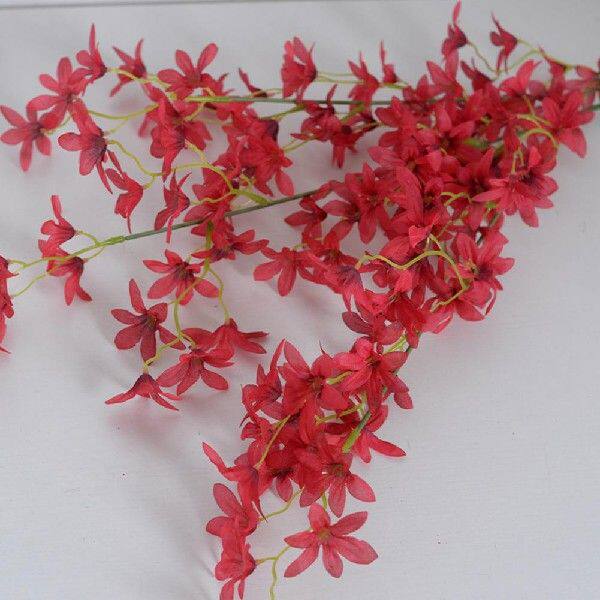 极速1 Bunch Practical Fake Flower Clear Vines ArtiUficial Fl