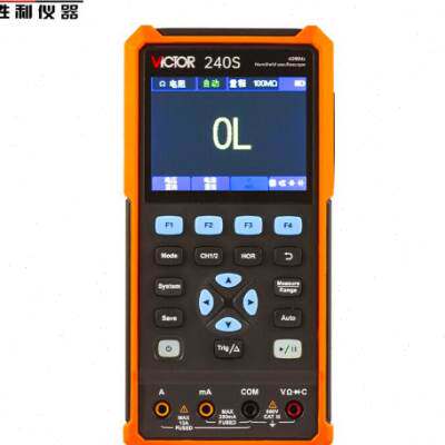 极速。仪器VC240S手持示波器270S 双通道彩屏示波器V万用电表二/