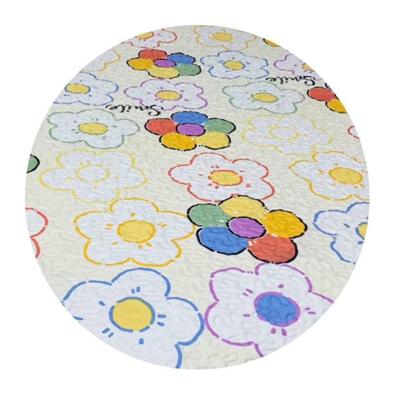 极速洛睿夹棉床盖三件套双面两用绗缝床单K榻榻米炕盖炕垫单件防