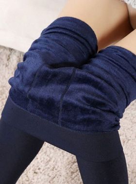 极速Winter  Warm Plus Fleece Fashion Stchy Leggings FXleece