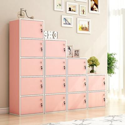 长40宽30高/80/130/1w60木质鞋柜多层带门自由组合小柜子带锁高柜