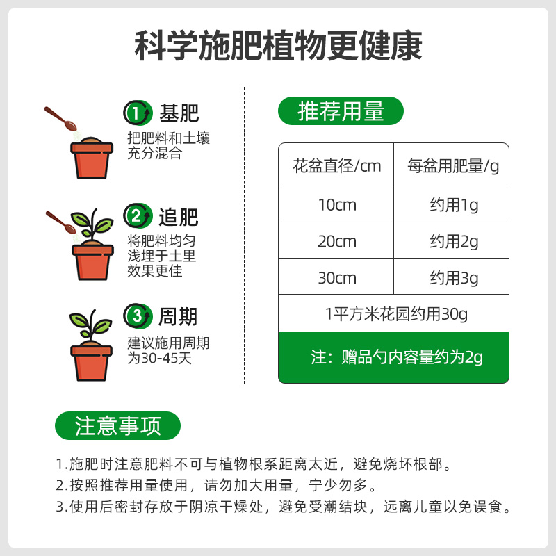 极速复合肥家用盆栽氮磷钾颗粒肥多肉绿萝绿植花卉蔬W菜通用型养