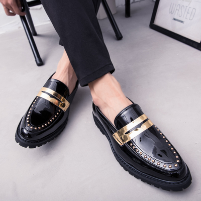 极速New Fashion outdoor LeatheAr Casual Loafers Men Comforta
