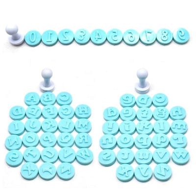 极速Alphabet Letters Numbers Pressure Seal Cookie FondZant
