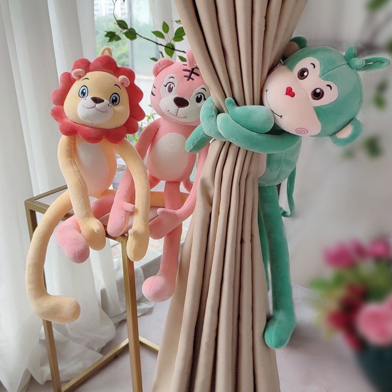 极速窗帘磁扣扎束带m儿童绑饰卡通挂钩环一对装纱帘挂饰品点缀固