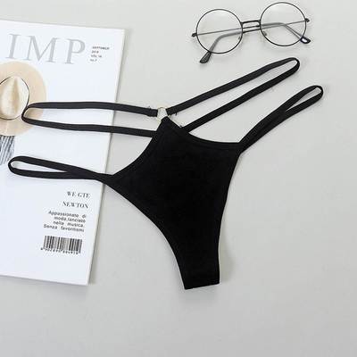 极速Thin Strap Hollow Panties Women GSexy GString Soft Linge