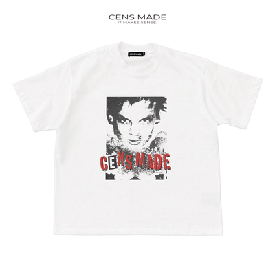 CENSMADE26SS美式punk印花短袖