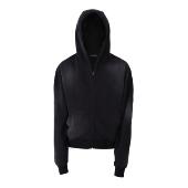 Boxy短宽版 CENSMADE水洗做旧磨毛基础拉链连帽卫衣外套开衫 帽衫 型