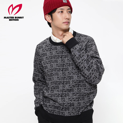 Master Bunny Edition高尔夫服装MBE男士秋冬圆领针织衫毛衣