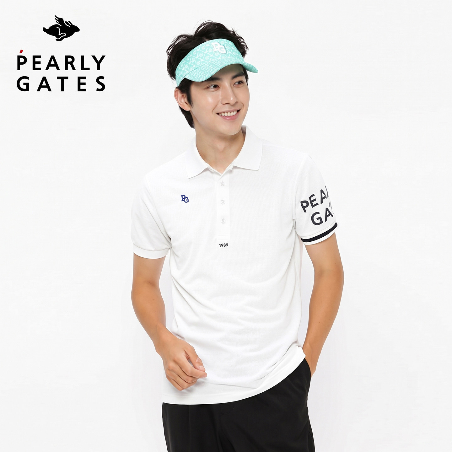 PearlyGates高尔夫服装男士夏季短袖POLO衫时尚日本制golf运动T恤