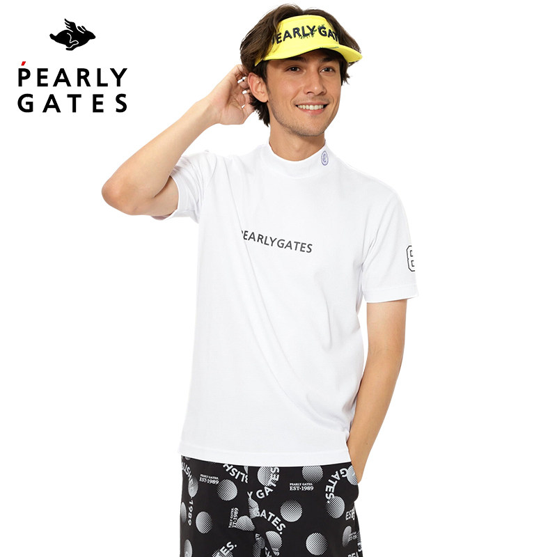 PearlyGates高尔夫服装男士夏季日本制短袖套头衫透气golf运动T恤