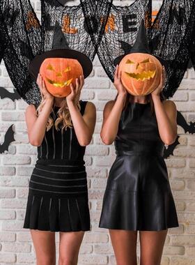 极速2/4m Black And White Halloween GauzeK Home Horror Atmosp