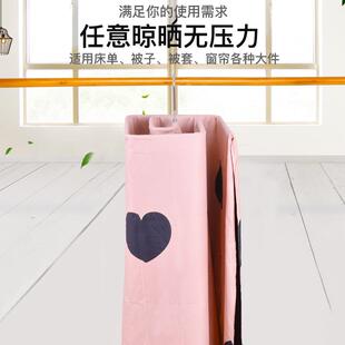 极速不衣锈钢被子神晒器螺旋式晒床单F多晾衣架被单功能防风旋转
