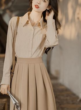 新品教师通勤穿搭套装面试连衣裙子上班职业装R初秋季老师女装气