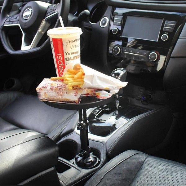 极速Car Trays For Eating WireleAss Charging Car Cup Holder T