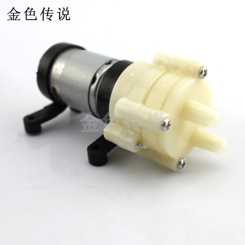 极速385水泵套装 12V电v源 电动气泵车载气泵 小抽水泵 鱼缸微型