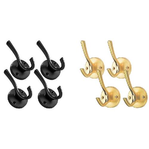 新品Coat Hook Heavy Duty 4 Pack Matte BlackN Hooks For Hangi
