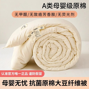 觉西施家纺官方旗舰店大豆被子soybean大豆被A类母婴级棉被秋冬被