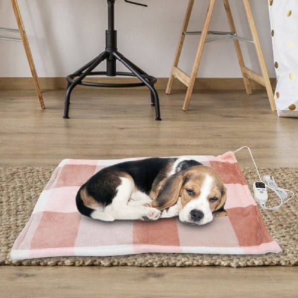 极速Adjustable Coral Fleece HeAating Blanket 3 Gears Univers