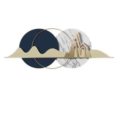 极速轻奢客厅沙发背景q墙面装饰新中式金属铁艺壁挂卧室床头壁饰