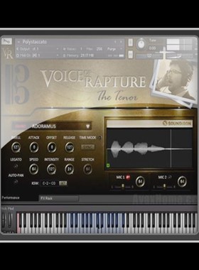 极速Soundiron Voice ofw Rapture The Tenor KONTAKT