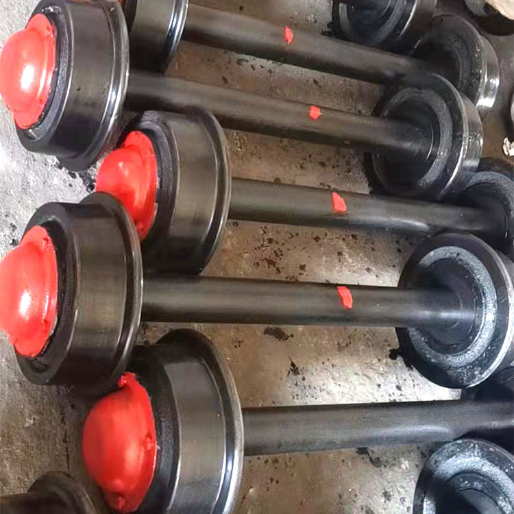 厂家供应矿车轮对 翻斗车空心矿车轮对 煤矿用矿车轮对