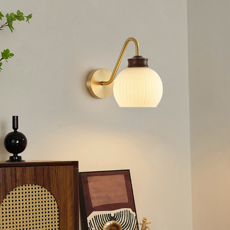 2025新款全铜过道灯走廊玄关入户灯简约中古风法式壁灯衣帽间灯具,电子元器件市场,电线扎带/束线带,淘宝优惠券,粉丝福利购,淘宝优惠卷