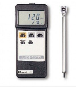 面议中国台湾路昌AM-4213风速温度计（迷你风叶）AM4213风速仪