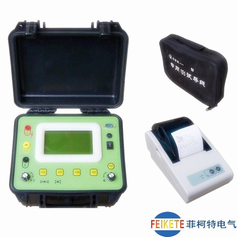 菲柯特可调高压绝缘电阻测试仪5KV/10KV智能高压数字兆欧表