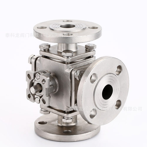 Q44F/Q45F-16P不锈钢三通球阀 高平台L型T型球阀 DN15 32 25 8040