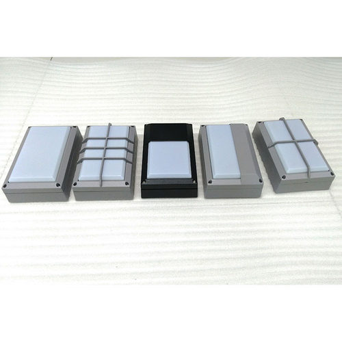 LED户外防潮灯外壳led室外吸顶灯10W18W长方形户外走廊走道灯