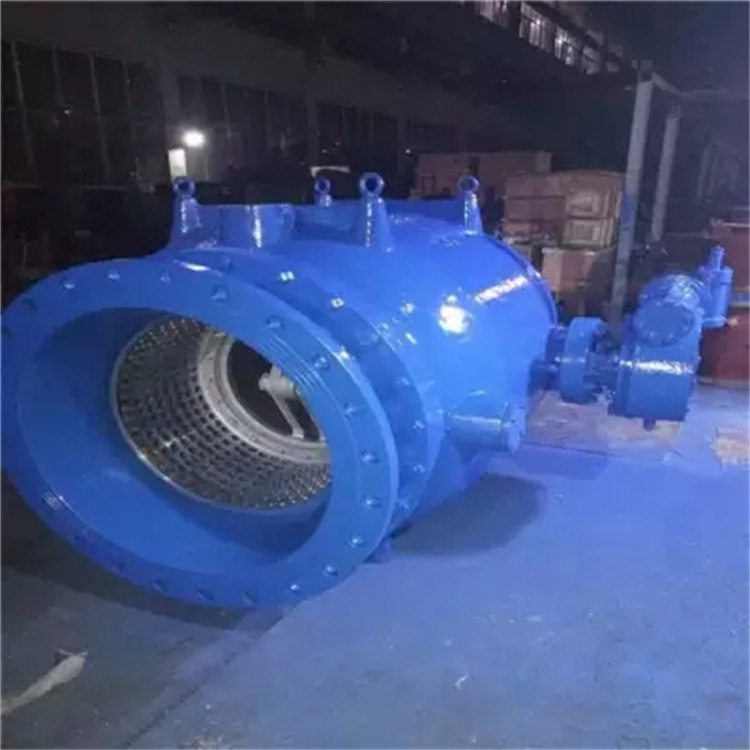 LHS941X-10C DN700 法兰手动涡轮调节调压阀销售活塞式