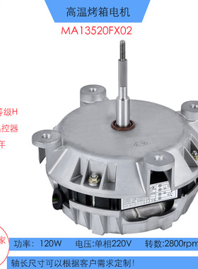FX02单相异步电机120W对流烤箱电机220V热风炉烤箱电机厨具电机2P