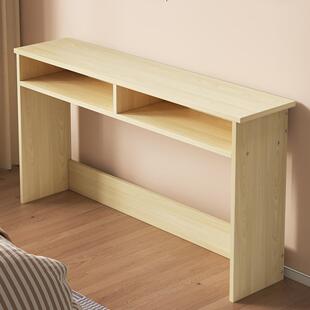 墙边窄桌长条桌靠墙卧室窄夹缝柜床尾小桌子台式写字桌床边储物柜