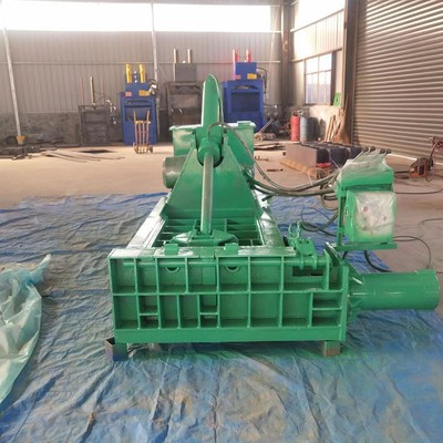 半自动立式40吨服装液压打包机广东地区125吨废铝废铁压块机厂家