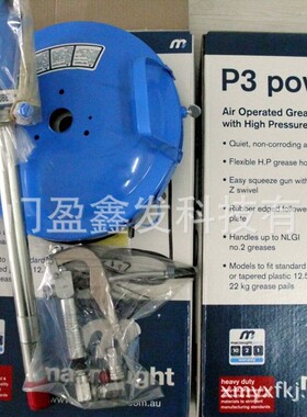 高压输出的澳洲玛乐macnaught气动油脂泵P3-01计量泵
