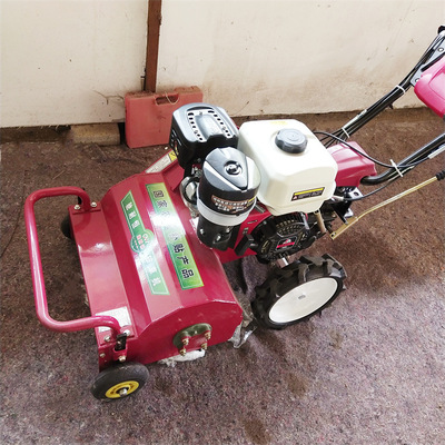 农场草坪自走式前置碎草机 手扶自走式碎草还田机 开荒除草碎草机