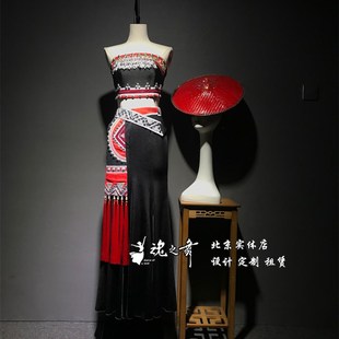 速发北京魂之舞艺考设计全国舞舞展演花蹈傣族蹈腰演出服装