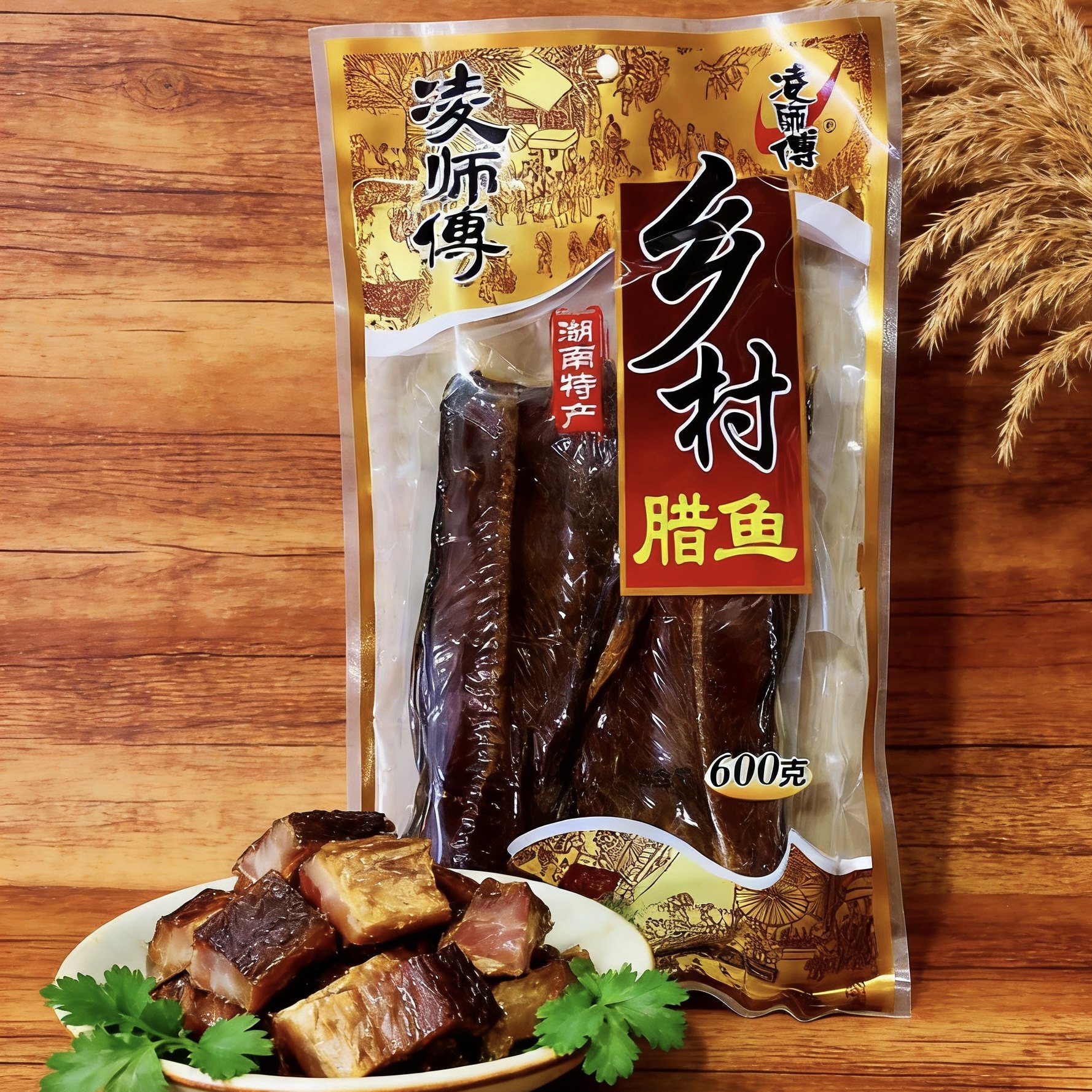凌师傅 湖南特产 乡村腊鱼 600g/袋,零食/坚果/特产,即食鱼零食,淘宝优惠券,粉丝福利购,淘宝优惠卷