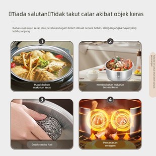 凌云倍316L不锈钢适用夏普电饭煲2L内胆KS-D20FGA/KS-D20HGE内锅