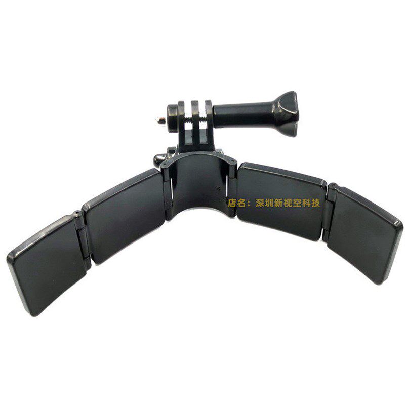 适合Gopro13/12/11/9运动相机摩托头盔下巴粘贴支架前面安装配件