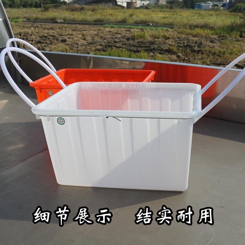 塑料水箱长方形加厚带拉手方桶田间采摘高笋O茭白托桶周转箱养殖