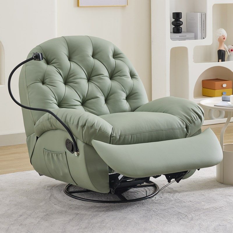 太空沙发舱懒人休闲摇椅家用客厅阳台单人多功能电动按摩真皮躺椅,住宅家具,功能沙发,淘宝优惠券,粉丝福利购,淘宝优惠卷