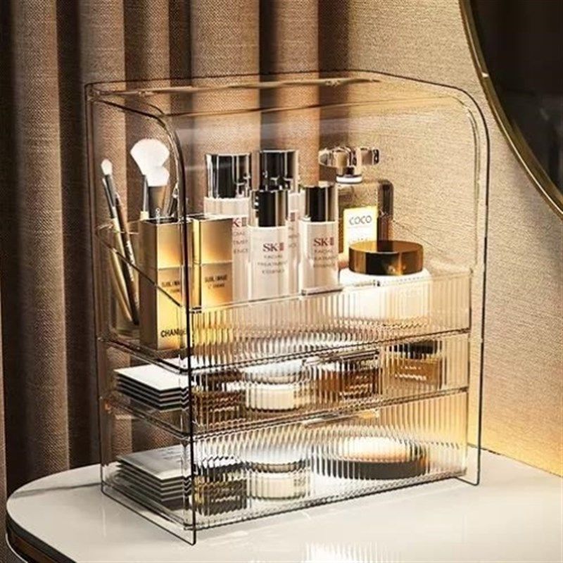 桌面化妆收纳防尘梳妆台护肤整理盒大容量梳妆收纳盒抽屉式置物架,机械设备,其他机械设备,淘宝优惠券,粉丝福利购,淘宝优惠卷