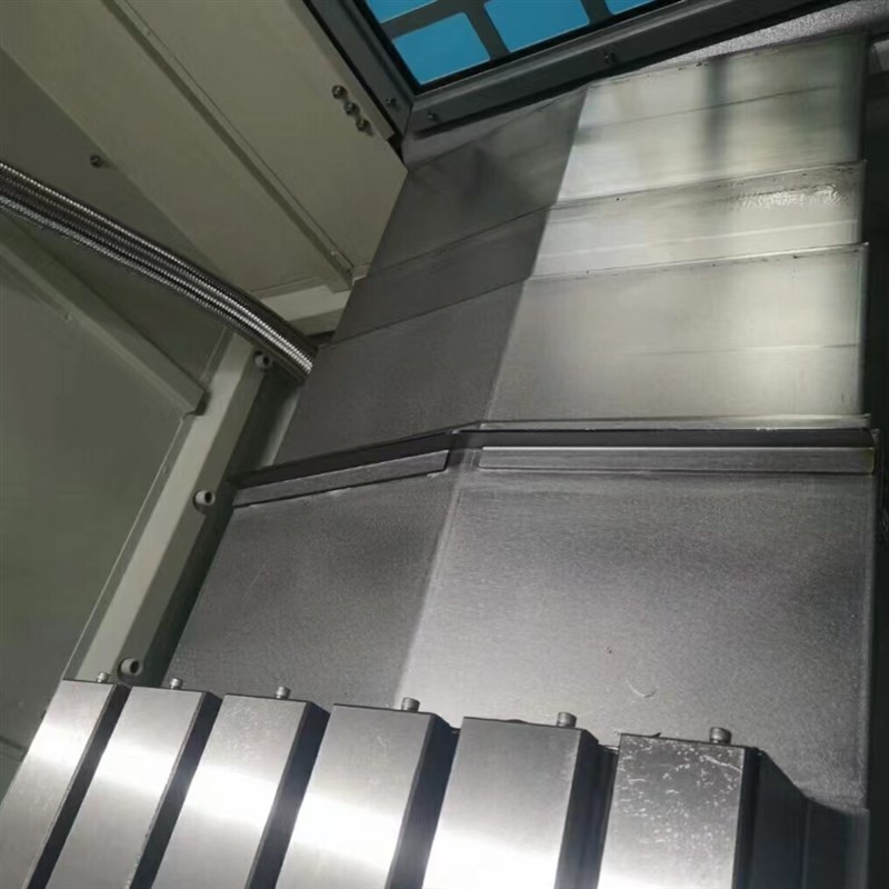 钢板防护罩1060k加工中心导轨伸缩式不锈钢铠甲罩850E机床钣金护