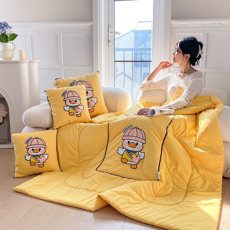 卡通折叠抱枕被子两用午睡毯子抱枕二合一汽车载办公室多功能靠枕,居家布艺,抱枕被,淘宝优惠券,粉丝福利购,淘宝优惠卷