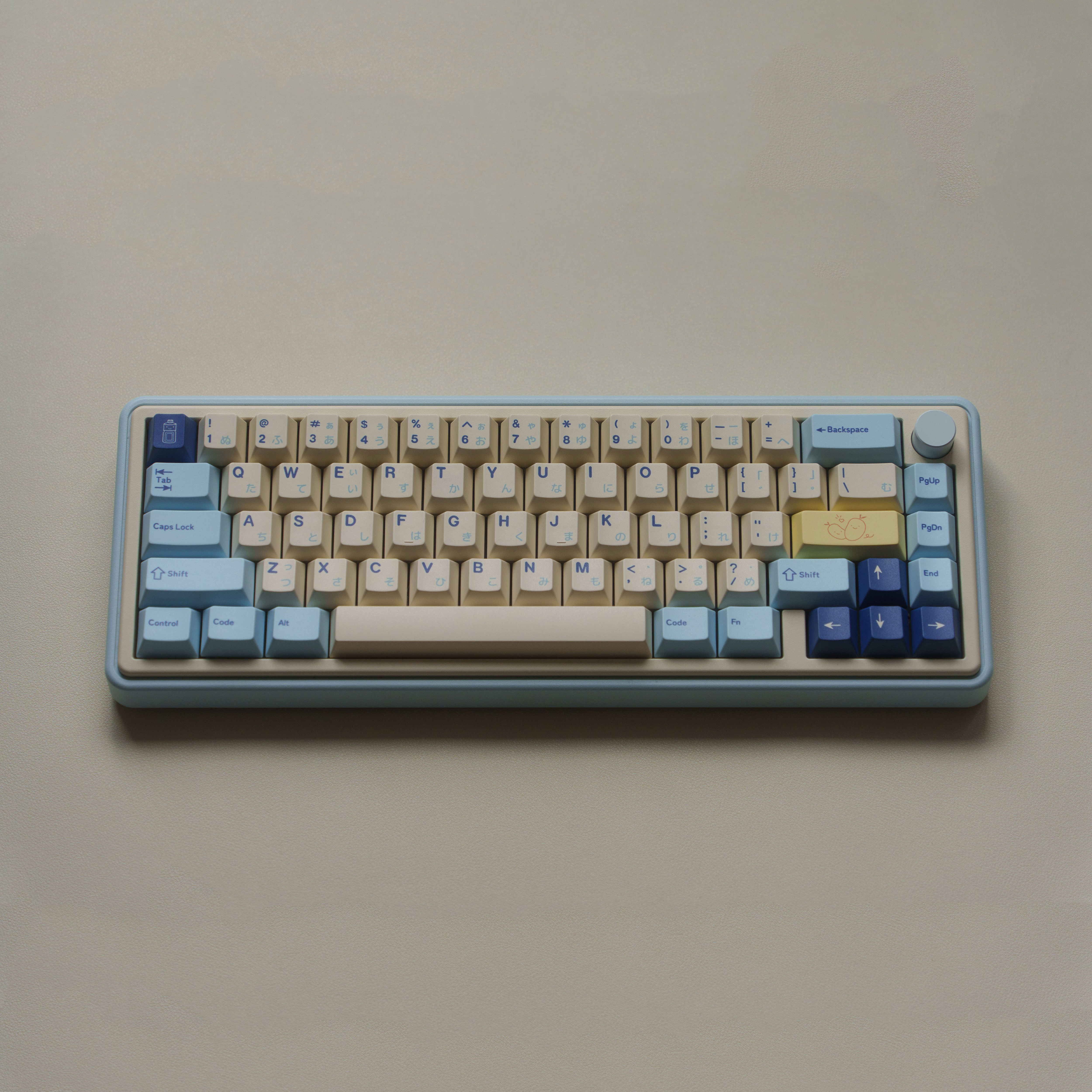 日当午酸奶主题PBT原厂五面热升华键帽机械键盘客制Y化大全套复古