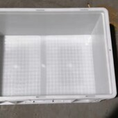 4628大把手塑料周转箱物流运输筐长方形加厚带盖储物收纳盒